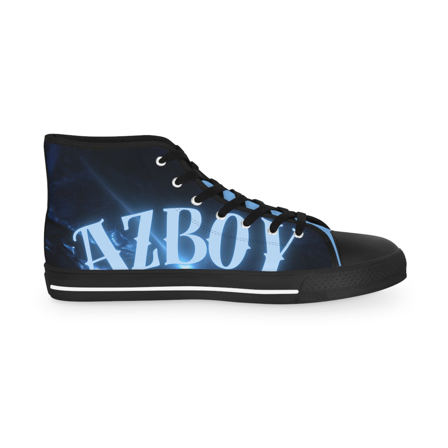 AZBOY44 blue (Men's High Top Sneakers)