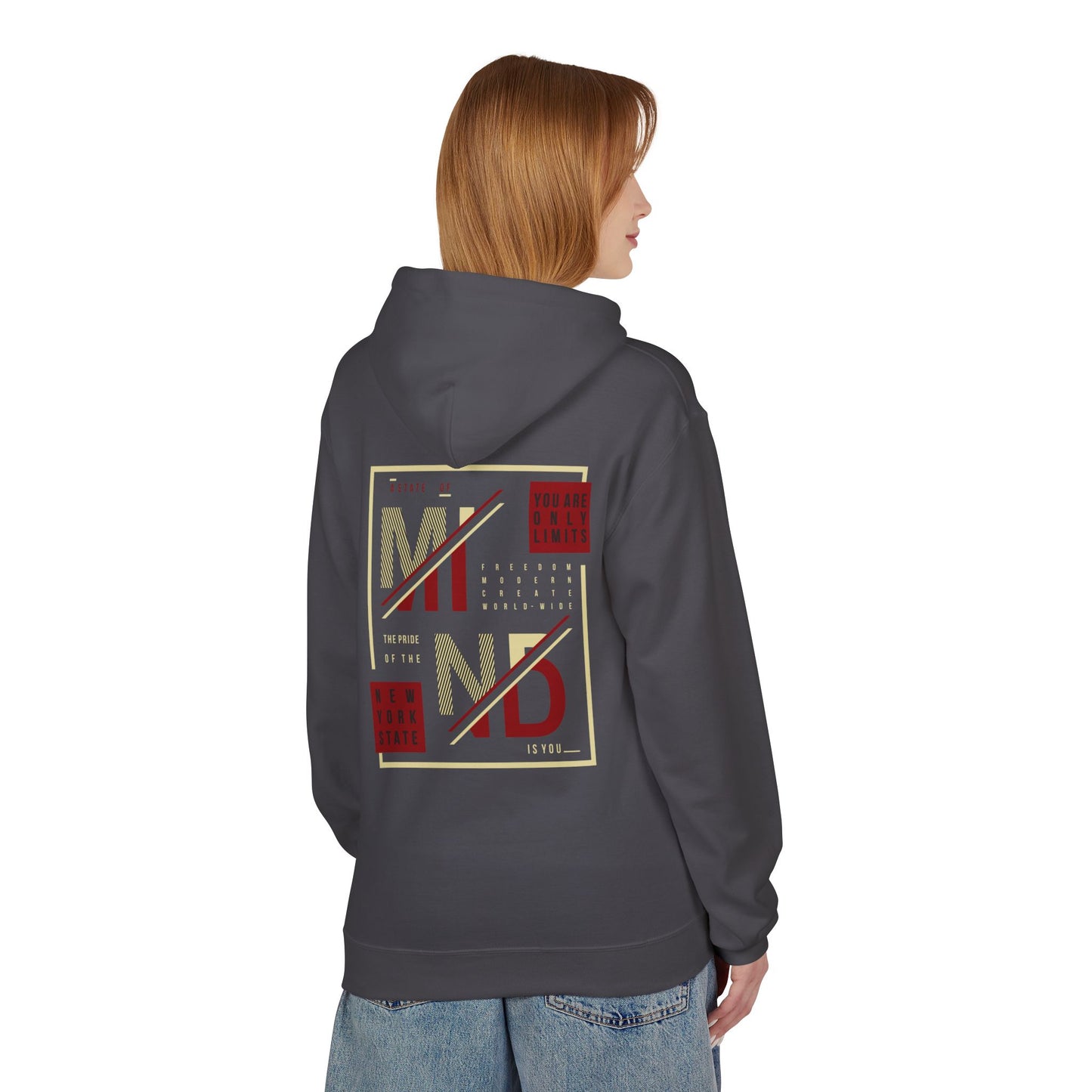 Mindset Motivational Streetwear Fleece Hoodie