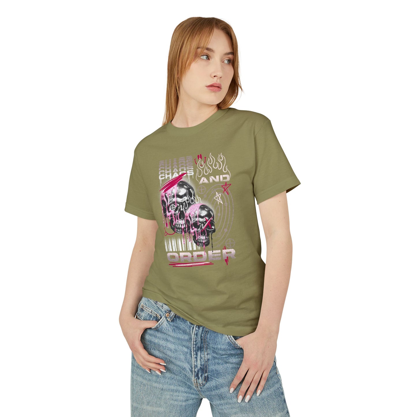 Skull Graphic Unisex Tee - Edgy Streetwear Shirt for Concerts and Festivals