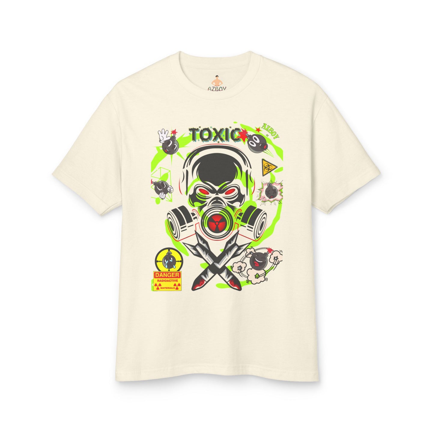 T-Shirt Toxic AZBOY44 Unisex Garment-Dyed Heavyweight Cotton Tee