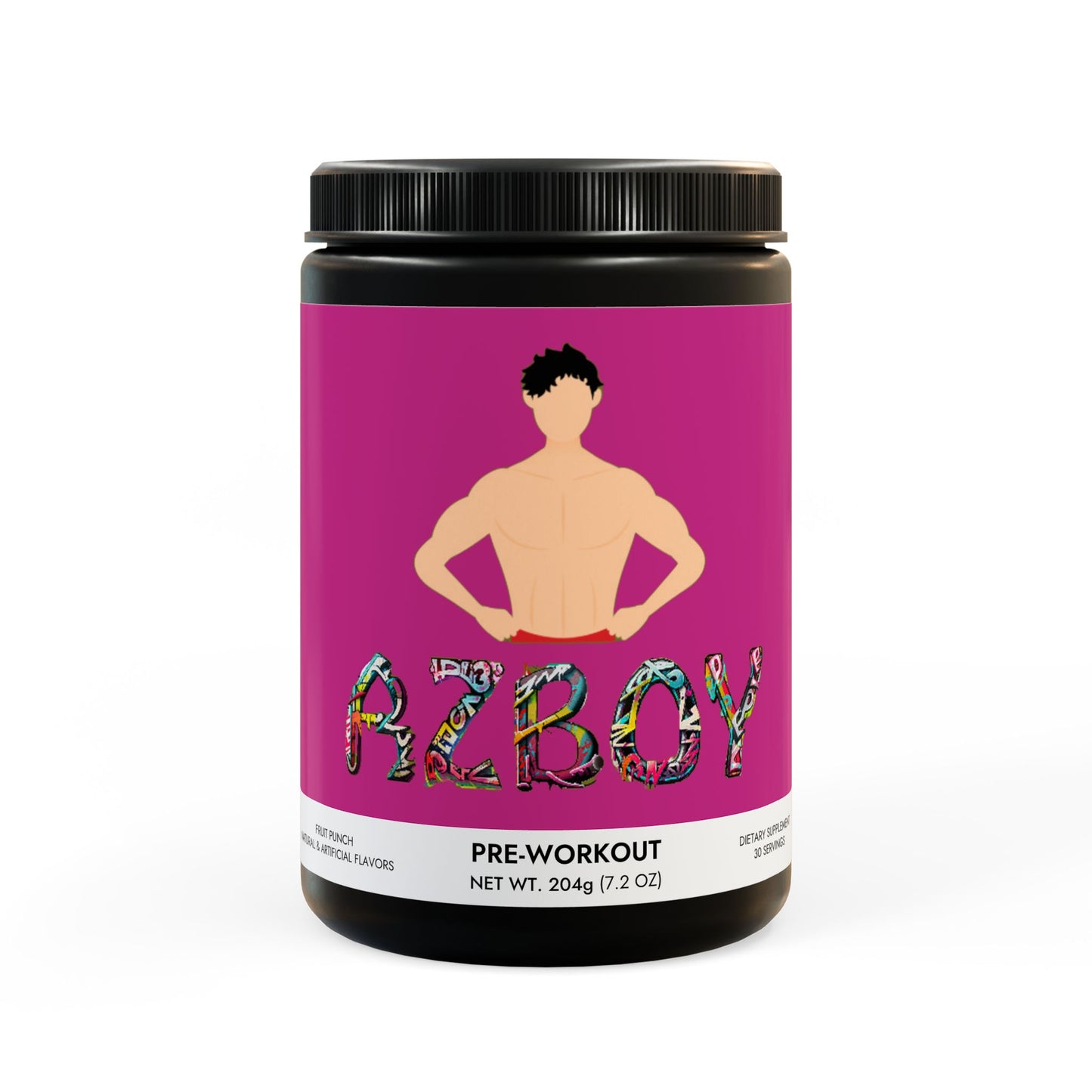 AZBOY44 (Pre-Workout Supplement, Fruit Punch)(204g, 7.1oz)