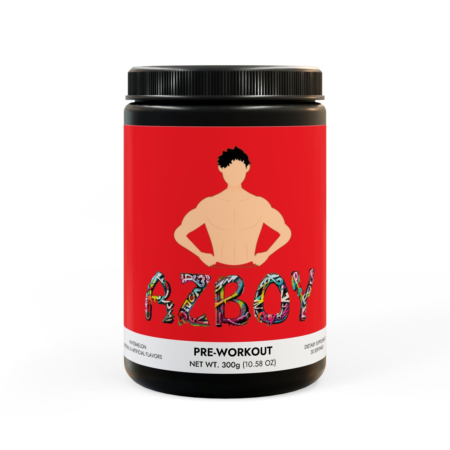 AZBOY44(Pre-Workout Supplement, Watermelon)(300g, 10.58oz)