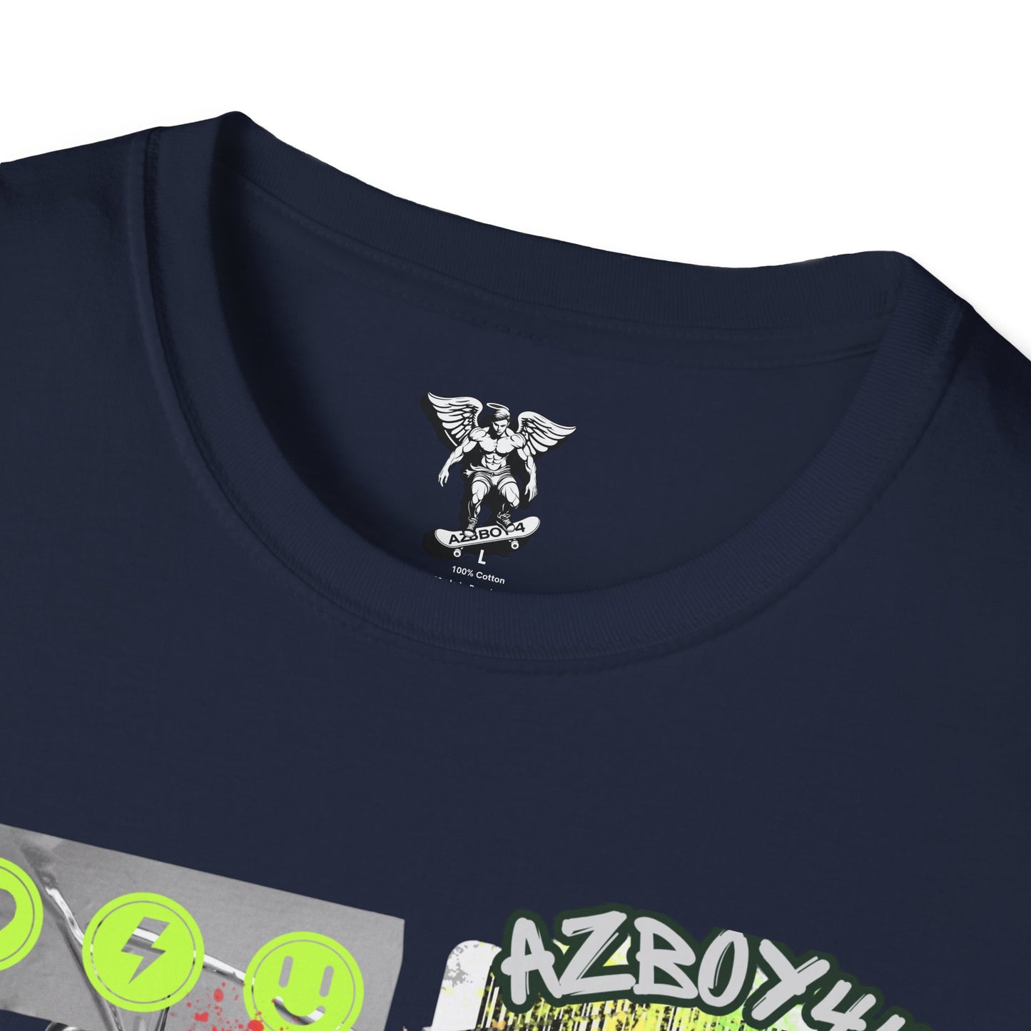 Neon Grunge Heart T-Shirt