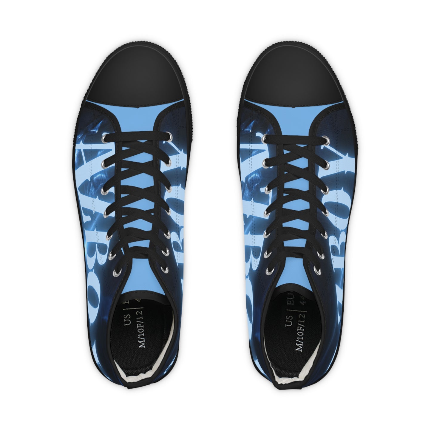 AZBOY44 blue (Men's High Top Sneakers)