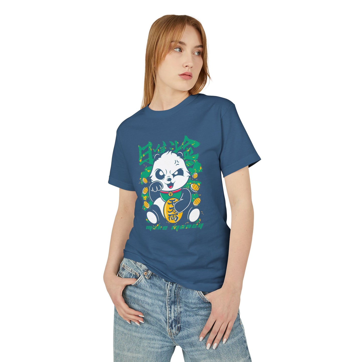 Panda Vibes Heavyweight Cotton Tee | Unisex Graphic T-Shirt for Animal Lovers, Gifts for Kids, Cute Casual Wear, Birthday Present, [...]