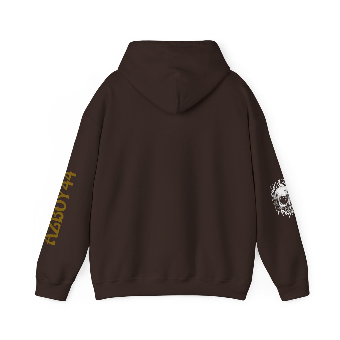 Edgy KING Skull Hoodie - Unisex Heavy Blend Sweatshirt for Statement Style, Streetwear, Festival Fashion