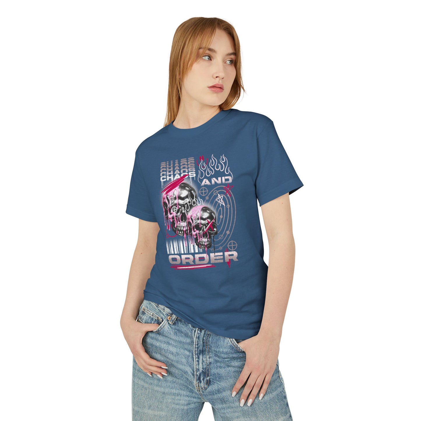Skull Graphic Unisex Tee - Edgy Streetwear Shirt for Concerts and Festivals