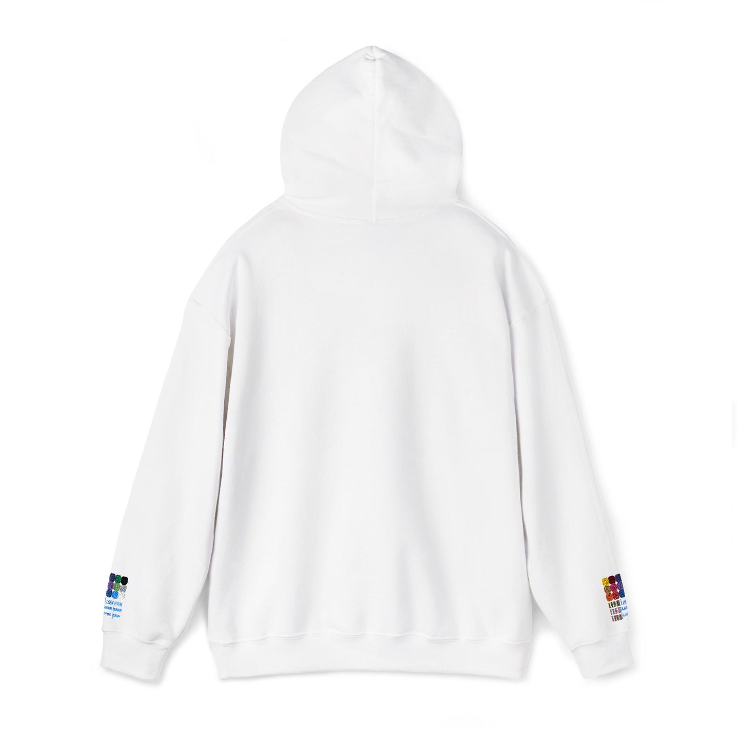 Floral Deer Chest Hoodie — Minimal Botanical Buck Graphic Sweatshirt