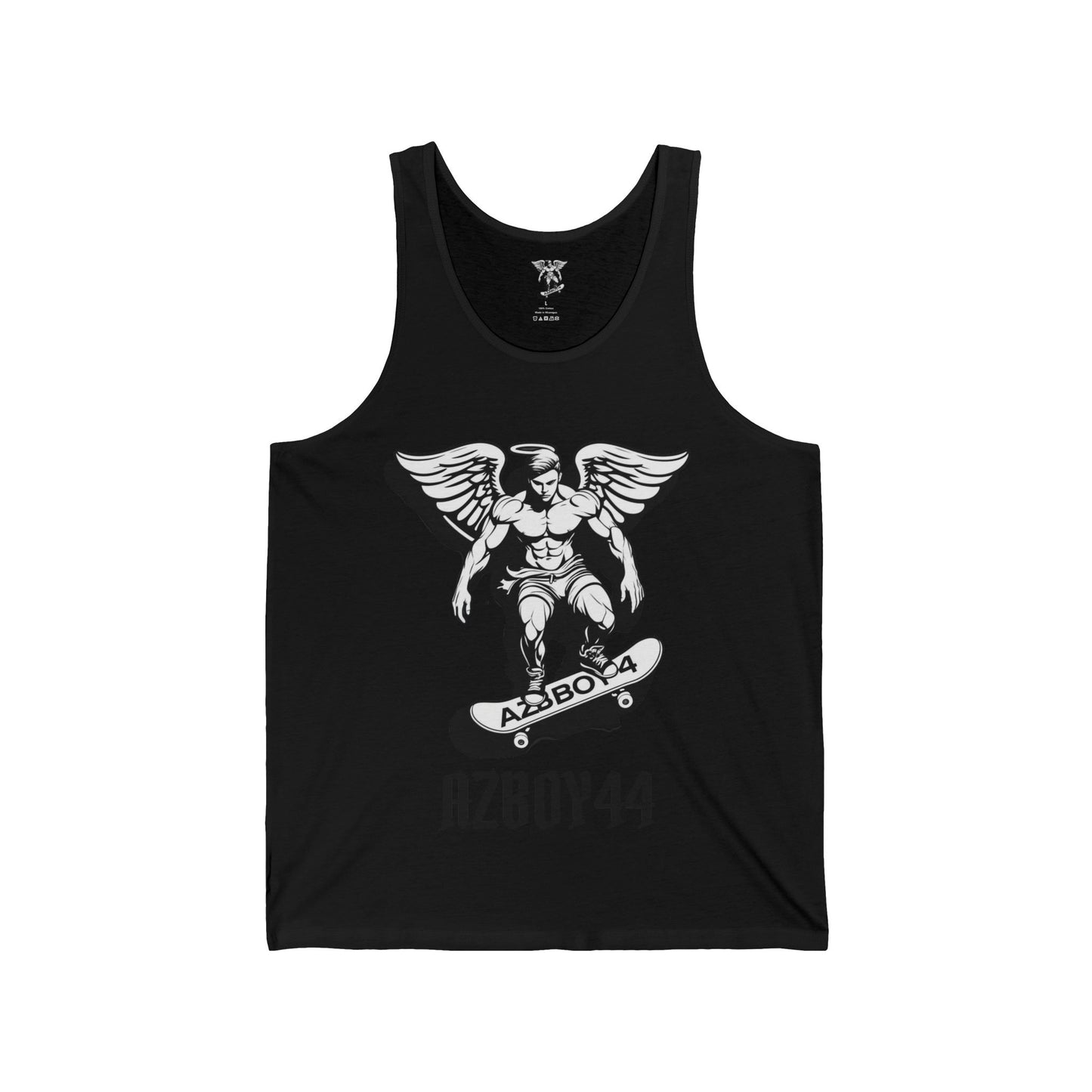 AZBOY44 Skateboarder Graphic Tank