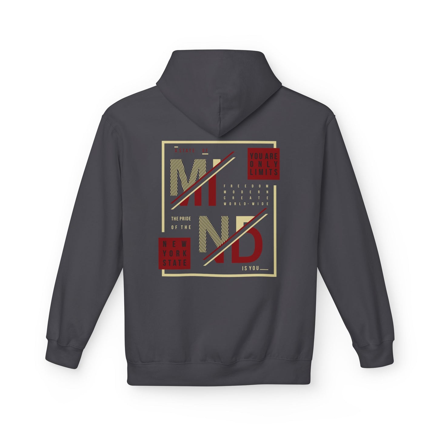 Mindset Motivational Streetwear Fleece Hoodie