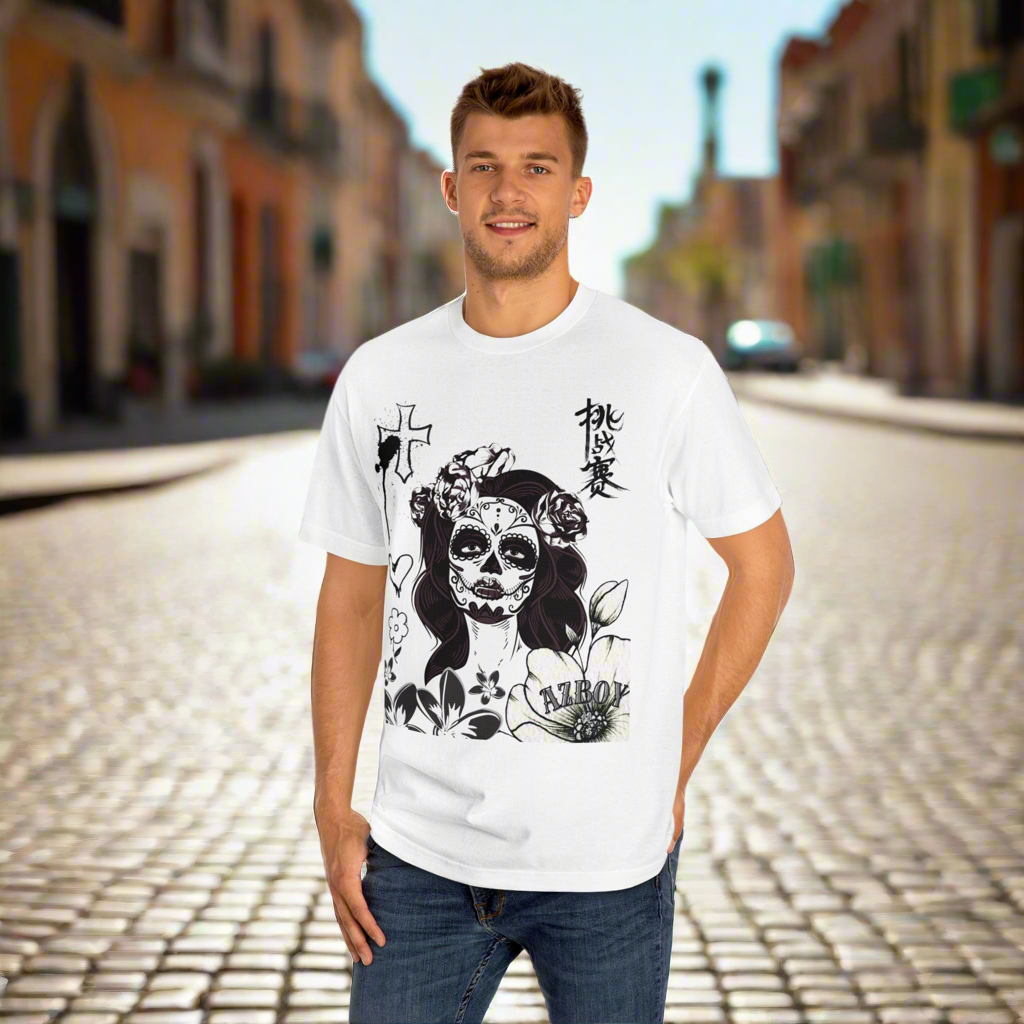 Day of the Dead Skull T-Shirt - Classic AZBOY Tee