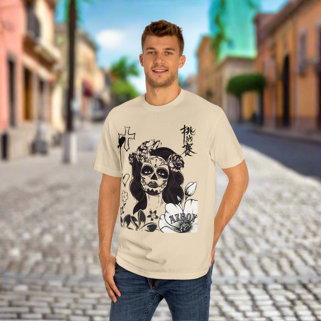 Day of the Dead Skull T-Shirt - Classic AZBOY Tee